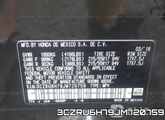 3CZRU6H79JM720759 фото 9