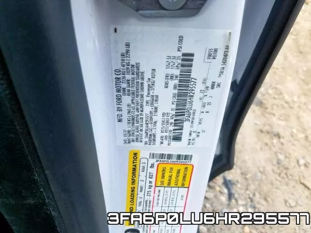 3FA6P0LU6HR295577 фото 2