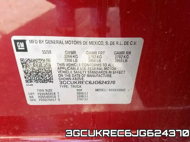 3GCUKREC6JG624370 фото 2