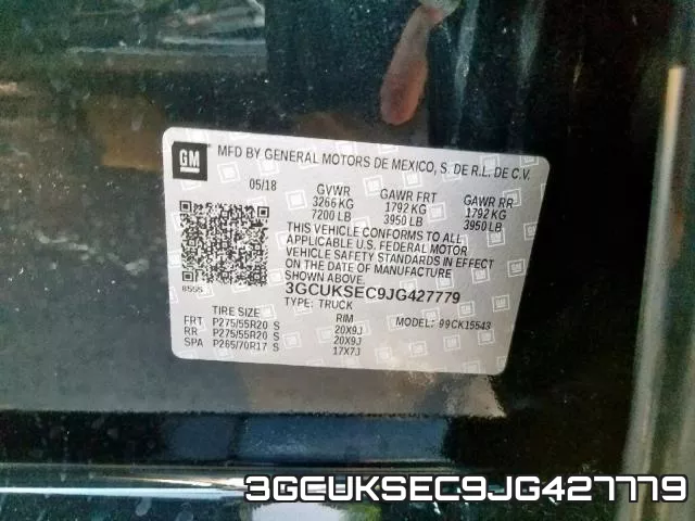 3GCUKSEC9JG427779 фото 2
