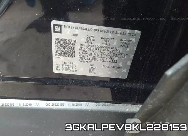 3GKALPEV8KL228153 фото 10