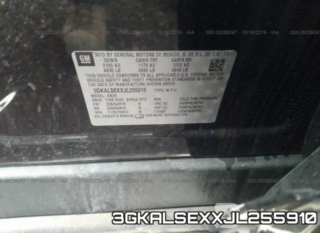3GKALSEXXJL255910 фото 10