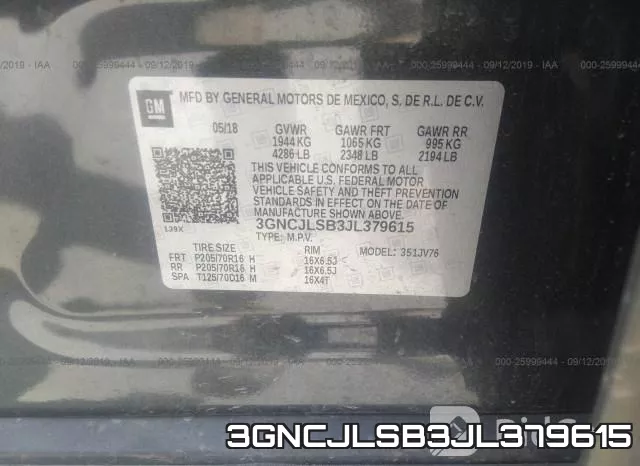 3GNCJLSB3JL379615 фото 10