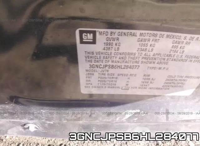 3GNCJPSB6HL284077 фото 10