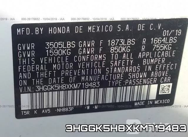 3HGGK5H8XKM719483 фото 10