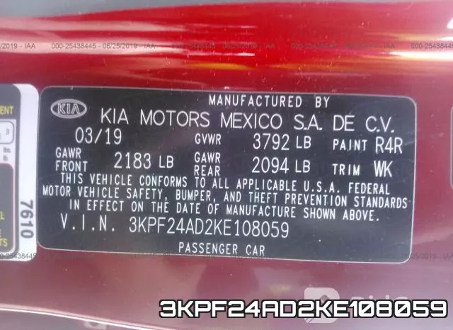 3KPF24AD2KE108059 фото 10