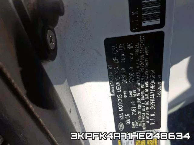 3KPFK4A71HE048634 фото 2