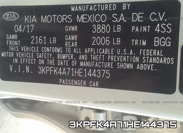 3KPFK4A71HE144375 фото 10