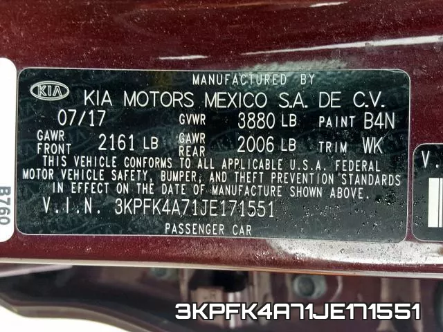 3KPFK4A71JE171551 фото 2