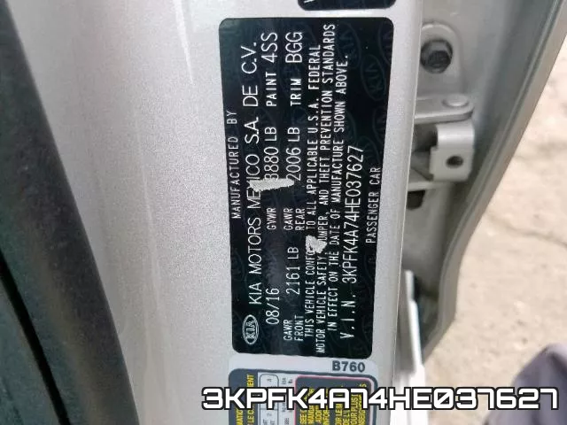 3KPFK4A74HE037627 фото 2