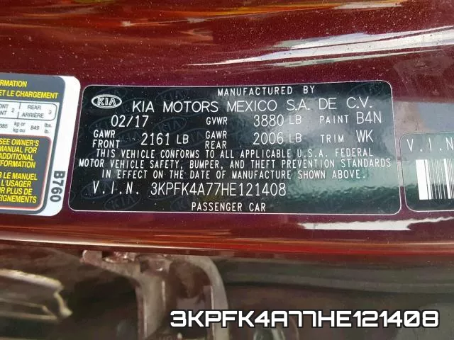 3KPFK4A77HE121408 фото 2