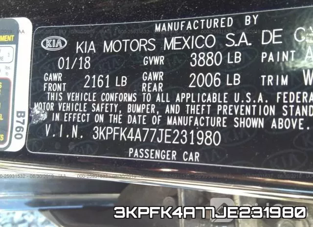 3KPFK4A77JE231980 фото 9
