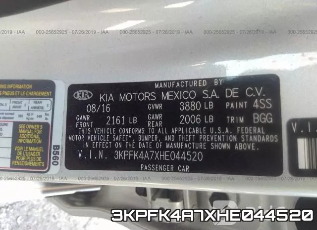 3KPFK4A7XHE044520 фото 10