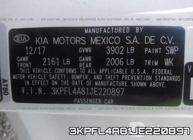 3KPFL4A81JE220897 фото 10