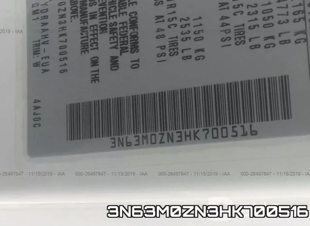 3N63M0ZN3HK700516 фото 10