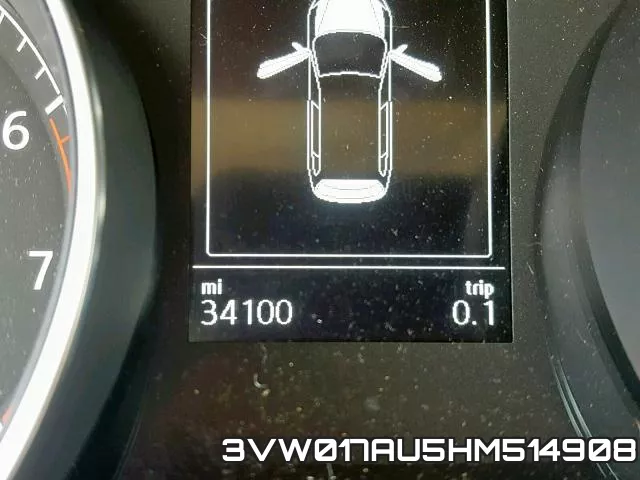 3VW017AU5HM514908 фото 9