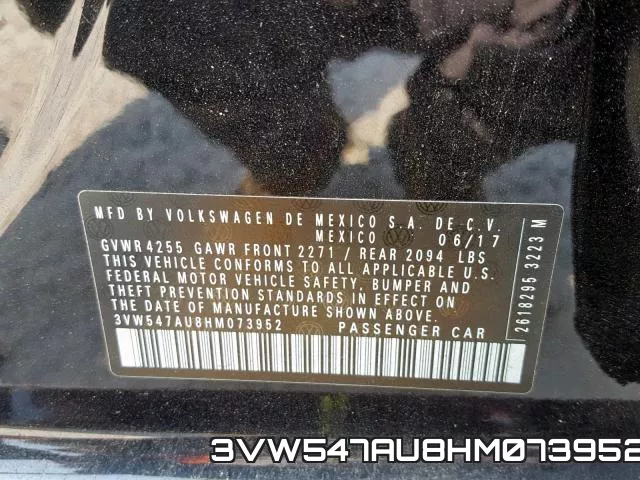 3VW547AU8HM073952 фото 2