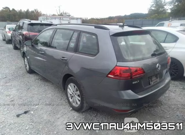 3VWC17AU4HM503511 фото 4