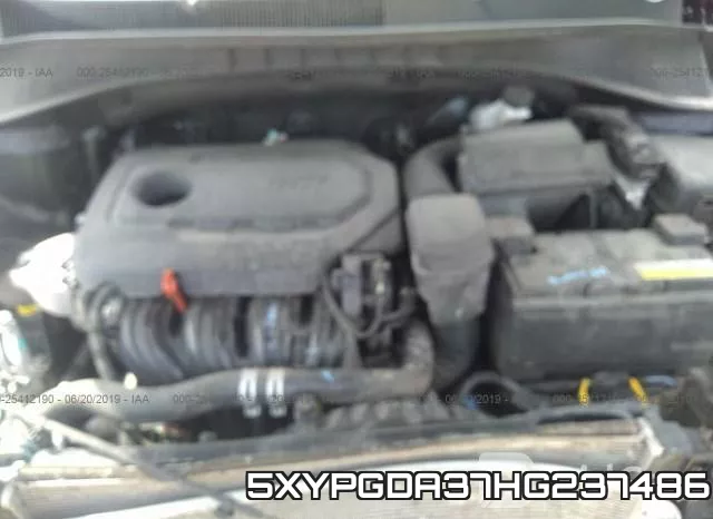 5XYPGDA37HG237486 фото 2
