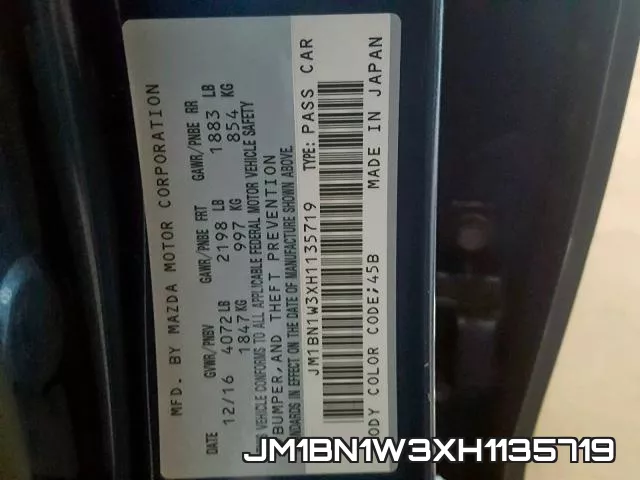 JM1BN1W3XH1135719 фото 2
