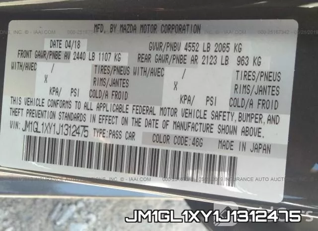 JM1GL1XY1J1312475 фото 10