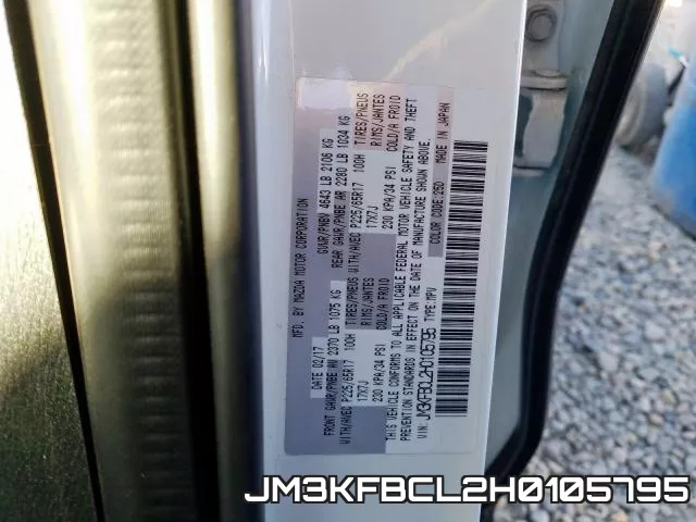JM3KFBCL2H0105795 фото 2