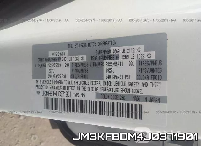 JM3KFBDM4J0371901 фото 9