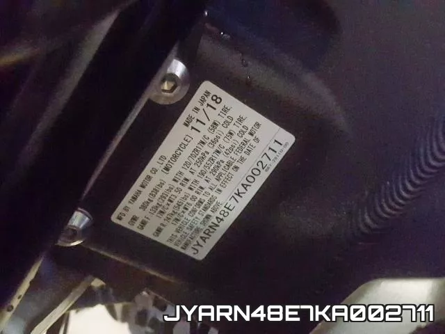 JYARN48E7KA002711 фото 2