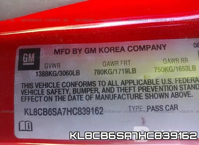 KL8CB6SA7HC839162 фото 10
