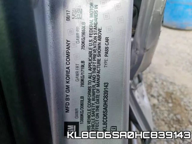 KL8CD6SA0HC839143 фото 2