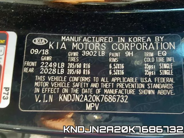 KNDJN2A20K7686732 фото 2