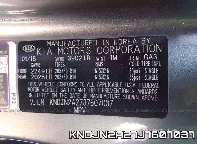 KNDJN2A27J7607037 фото 10