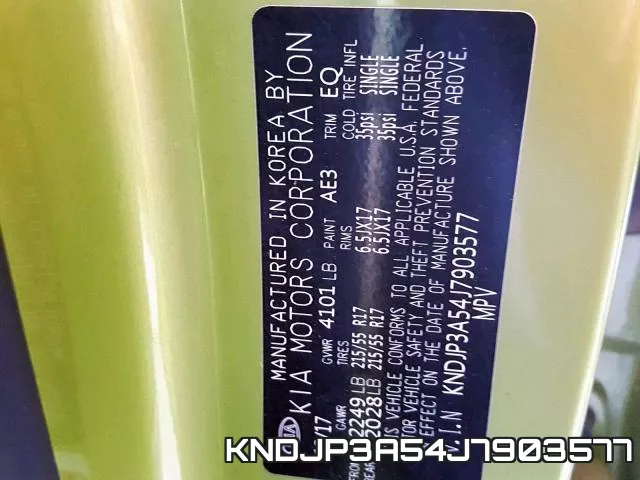 KNDJP3A54J7903577 фото 2