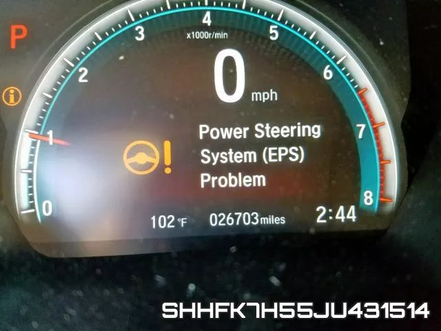 SHHFK7H55JU431514 фото 9