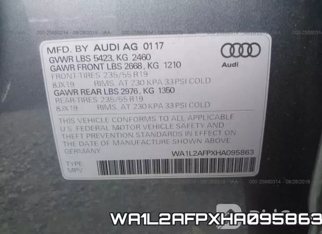 WA1L2AFPXHA095863 фото 10