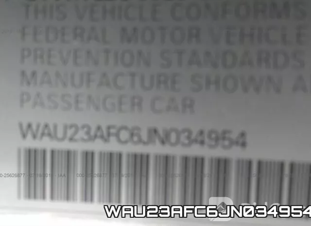 WAU23AFC6JN034954 фото 8