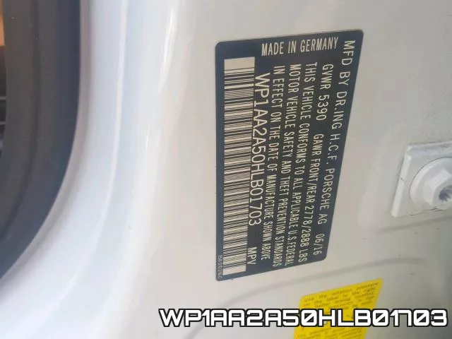 WP1AA2A50HLB01703 фото 2
