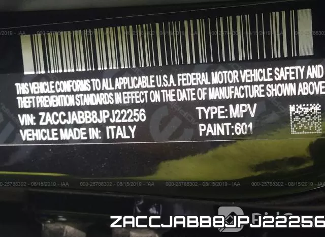 ZACCJABB8JPJ22256 фото 10