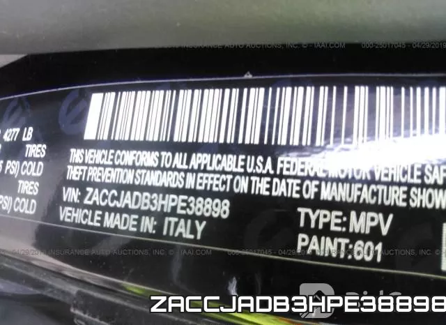 ZACCJADB3HPE38898 фото 10