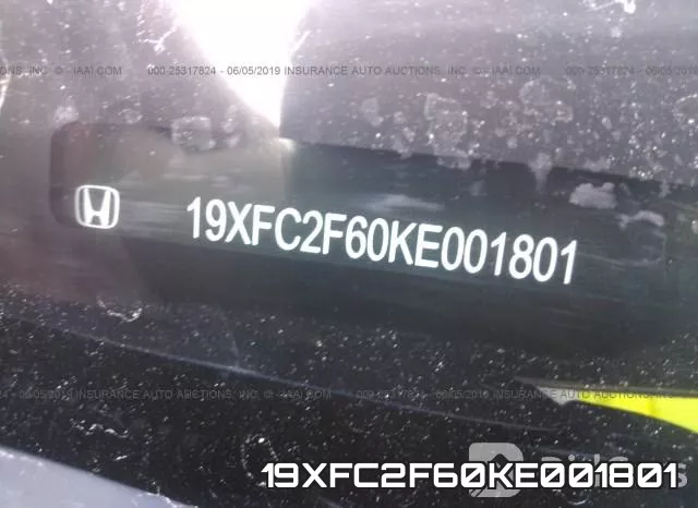 19XFC2F60KE001801 фото 10