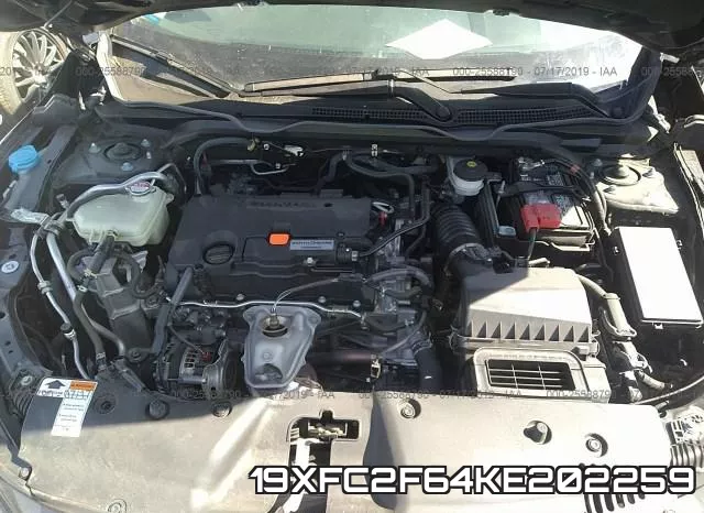 19XFC2F64KE202259 фото 2