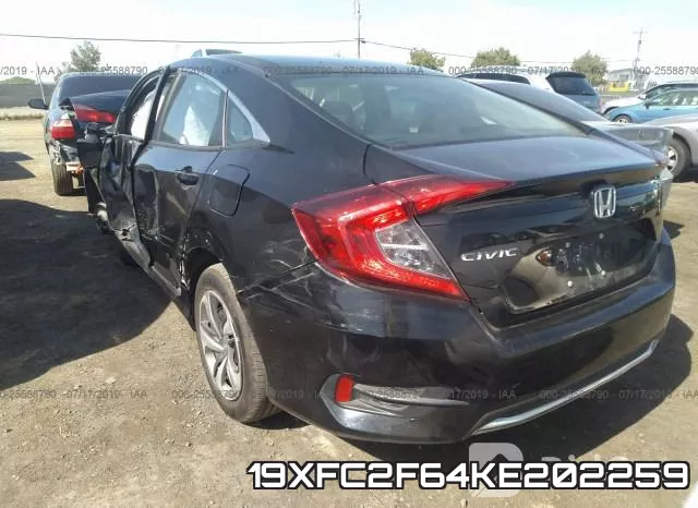 19XFC2F64KE202259 фото 4