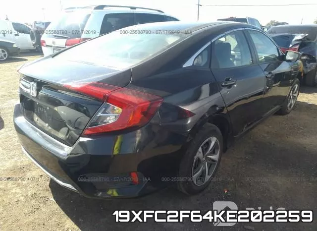 19XFC2F64KE202259 фото 5