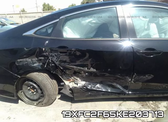 19XFC2F65KE203713 фото 7
