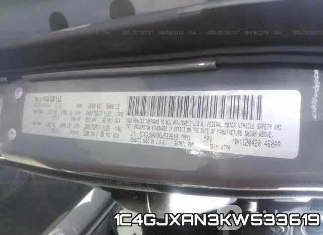 1C4GJXAN3KW533619 фото 10