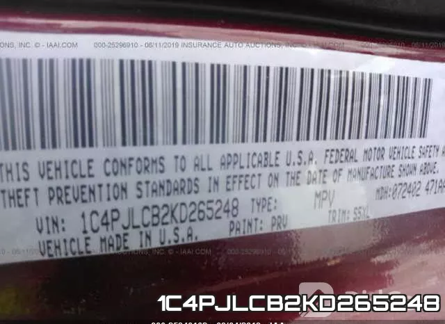 1C4PJLCB2KD265248 фото 10