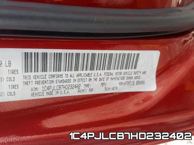 1C4PJLCB7HD232402 фото 2