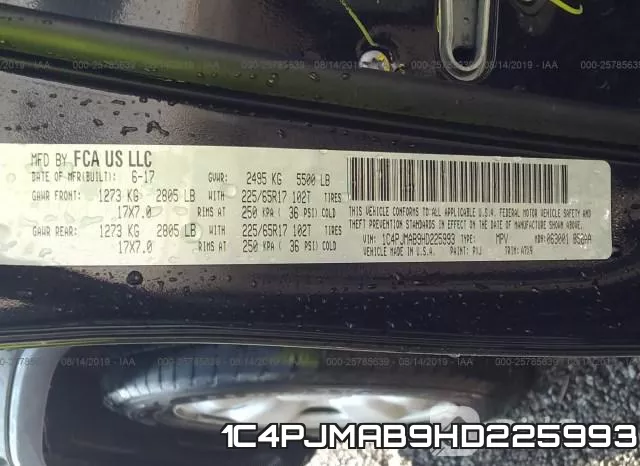 1C4PJMAB9HD225993 фото 10