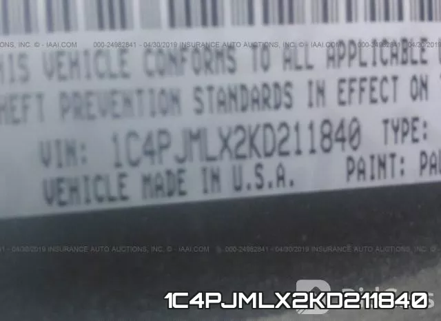 1C4PJMLX2KD211840 фото 9