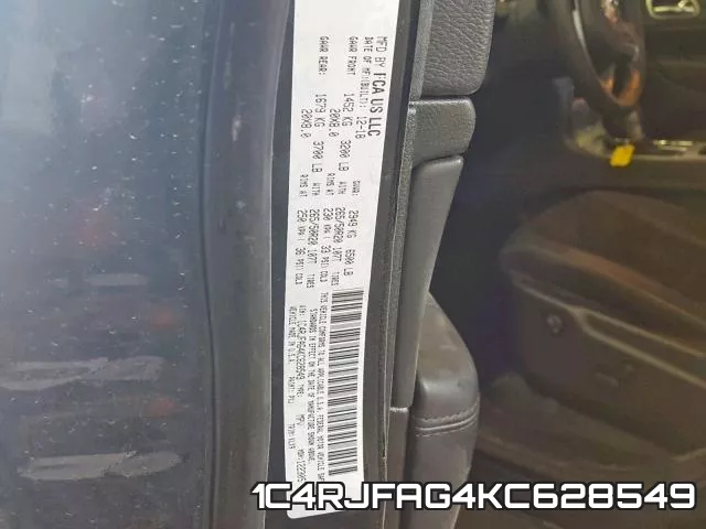 1C4RJFAG4KC628549 фото 2